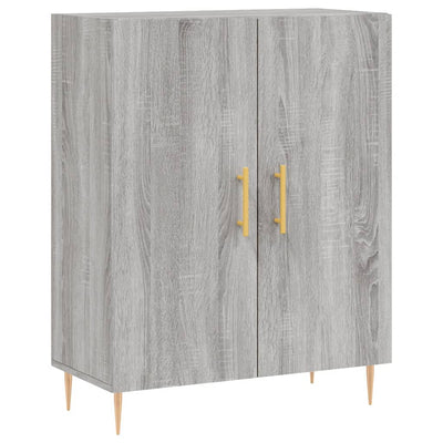 Kaappi harmaa Sonoma 69,5x34x180 cm tekninen puu