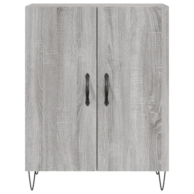 Kaappi harmaa Sonoma 69,5x34x180 cm tekninen puu