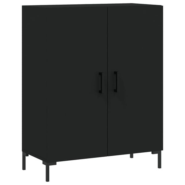 Kaappi musta 69,5x34x180 cm tekninen puu
