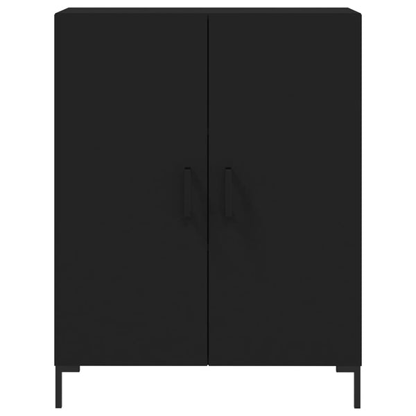Kaappi musta 69,5x34x180 cm tekninen puu