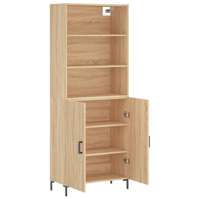 Kaappi Sonoma tammi 69,5x34x180 cm tekninen puu