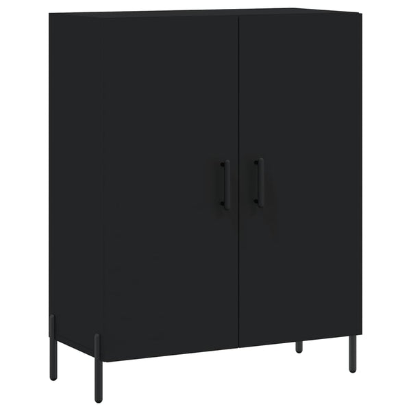 Kaappi musta 69,5x34x180 cm tekninen puu
