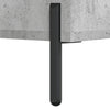 Kaappi betoninharmaa 69,5x34x180 cm tekninen puu