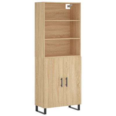 Kaappi Sonoma tammi 69,5x34x180 cm tekninen puu