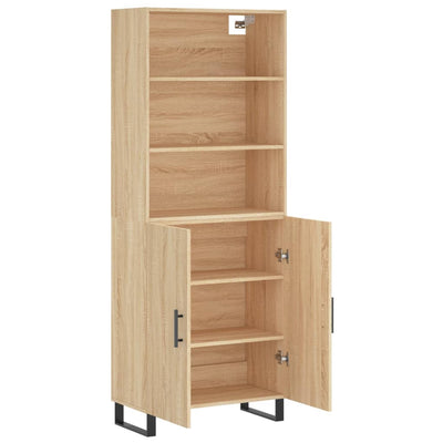 Kaappi Sonoma tammi 69,5x34x180 cm tekninen puu