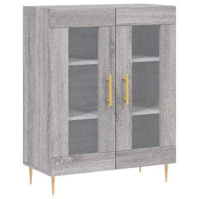 Kaappi harmaa Sonoma 69,5x34x180 cm tekninen puu