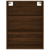 Kaappi ruskea tammi 69,5x34x180 cm tekninen puu
