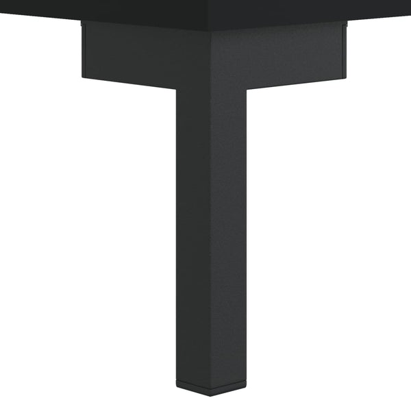 Kaappi musta 69,5x34x180 cm tekninen puu