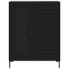 Musta kaappi Harabor 69,5x34x180cm (puinen)