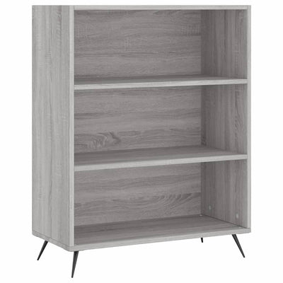 Kaappi harmaa Sonoma 69,5x32,5x180 cm tekninen puu