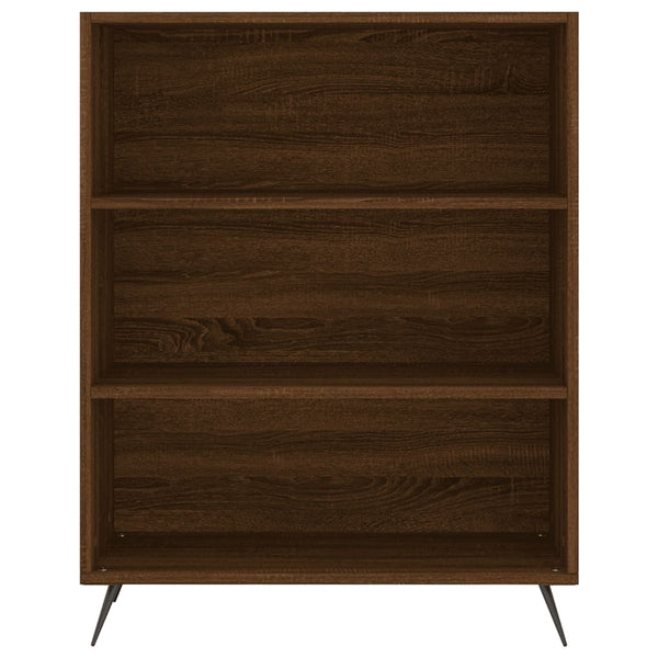 Kaappi ruskea tammi 69,5x32,5x180 cm tekninen puu