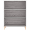Kaappi harmaa Sonoma 69,5x32,5x180 cm tekninen puu