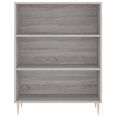 Kaappi harmaa Sonoma 69,5x32,5x180 cm tekninen puu