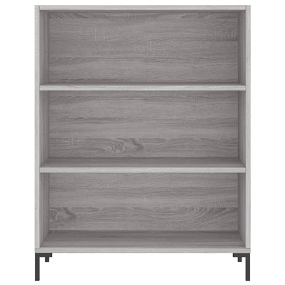 Kaappi harmaa Sonoma 69,5x32,5x180 cm tekninen puu