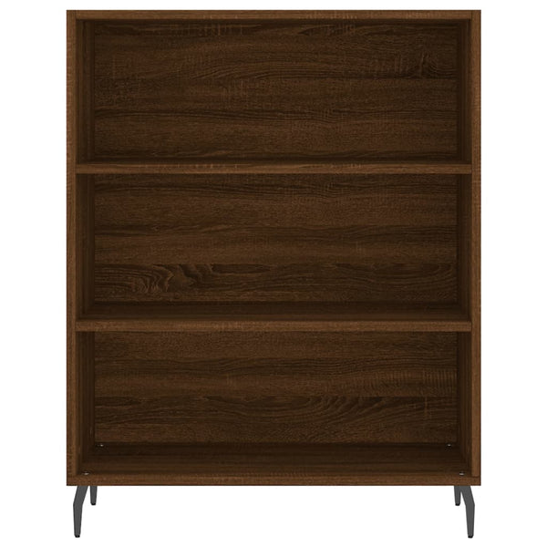 Kaappi ruskea tammi 69,5x32,5x180 cm tekninen puu