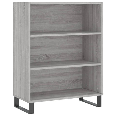 Kaappi harmaa Sonoma 69,5x32,5x180 cm tekninen puu
