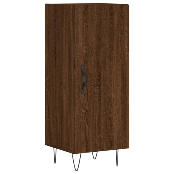 Kaappi ruskea tammi 34,5x34x180 cm tekninen puu
