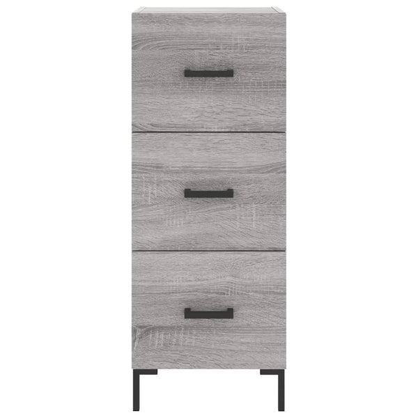 Kaappi harmaa Sonoma 34,5x34x180 cm tekninen puu