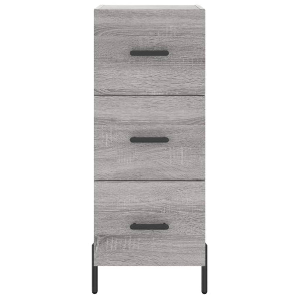 Kaappi harmaa Sonoma 34,5x34x180 cm tekninen puu