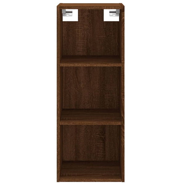 Kaappi ruskea tammi 34,5x34x180 cm tekninen puu