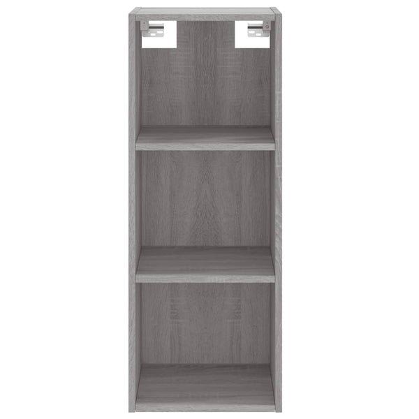 Kaappi harmaa Sonoma 34,5x32,5x180 cm tekninen puu