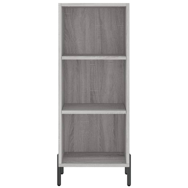 Kaappi harmaa Sonoma 34,5x32,5x180 cm tekninen puu