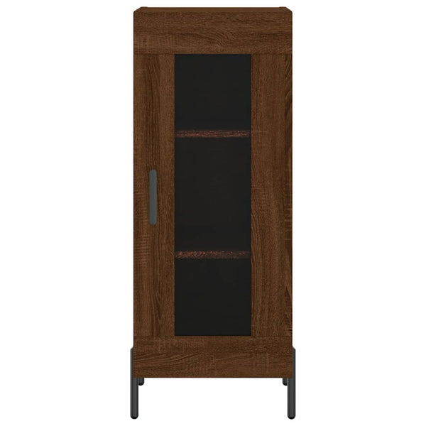 Kaappi ruskea tammi 34,5x34x180 cm tekninen puu