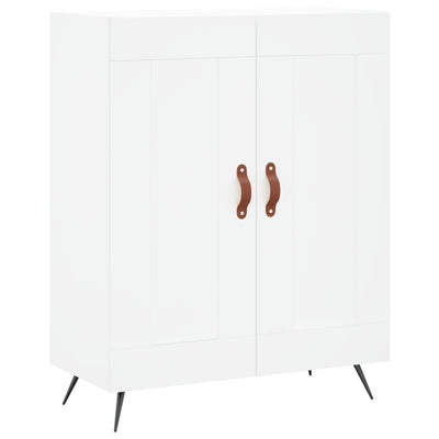 Kaappi valkoinen 69,5x34x180 cm tekninen puu
