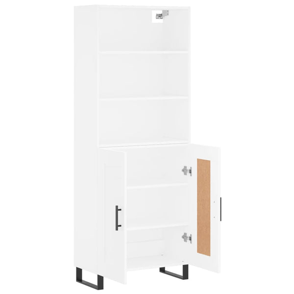 Valkoinen kaappi 34 cm 69,5x180 cm  puusta teknisestä