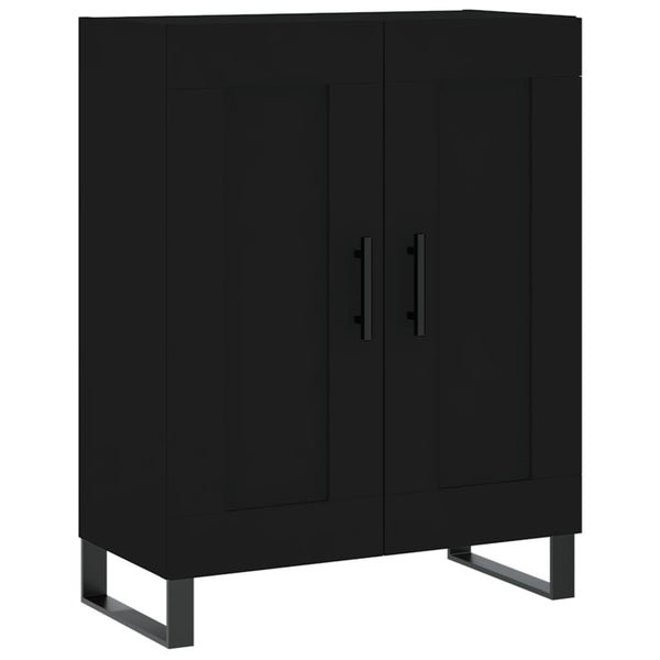 Kaappi musta 69,5x34x180 cm tekninen puu