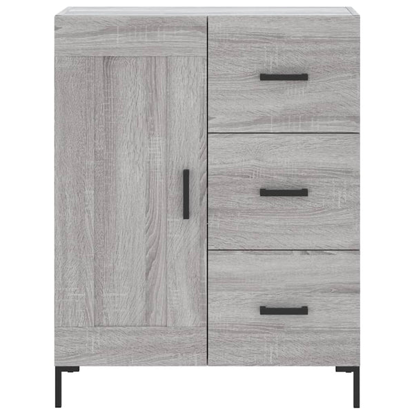 Tekninen puu 69,5x34x180 cm kaappi harmaa Sonoma