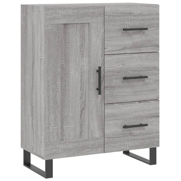 Kaappi harmaa Sonoma 69,5x34x180 cm tekninen puu