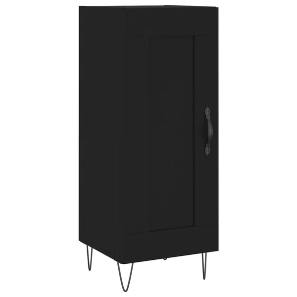 Kaappi musta 34,5x34x180 cm tekninen puu