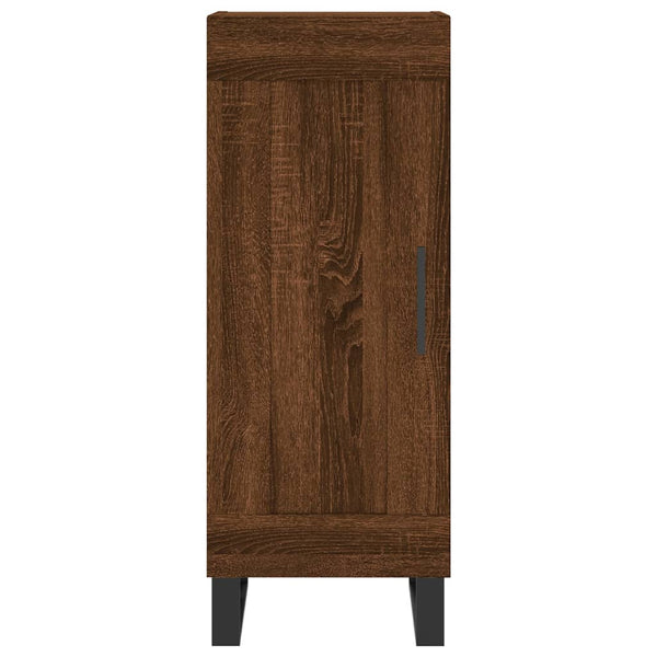 Kaappi ruskea tammi 34,5x34x180 cm tekninen puu