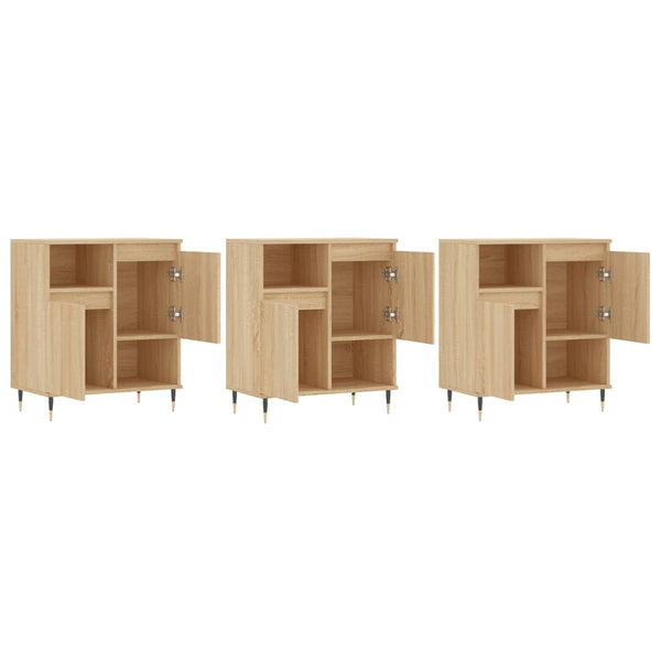 3 kappaletta Sonoma-tammi senkkejä teknisestä puusta