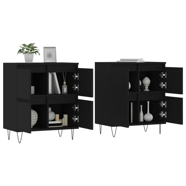 Senkit 2 kpl musta tekninen puu
