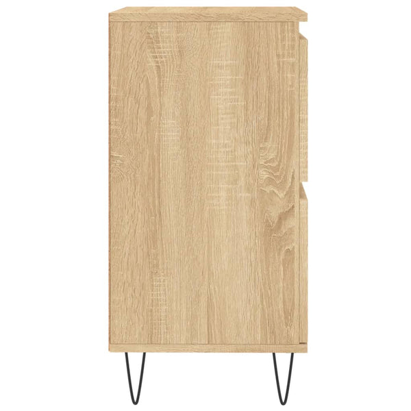 2 kpl teknistä puuta Sonoma-tammi senkit