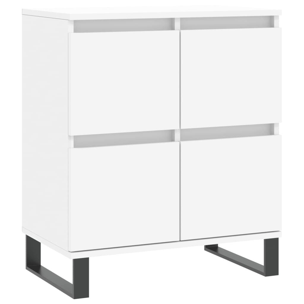 Valkoinen senkit Dorice (3 kpl puinen)