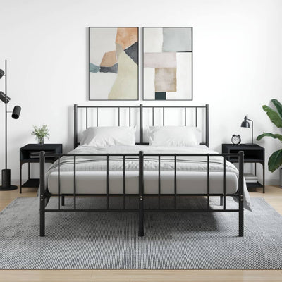 Musta yöpöydät Ianula 40x41x50cm (2 kpl puinen)