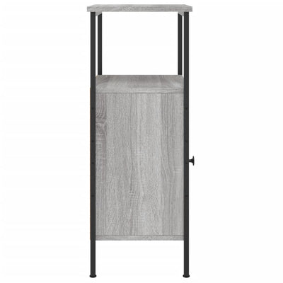 Yöpöydät 2 kpl harmaa Sonoma 41x31x80 cm tekninen puu