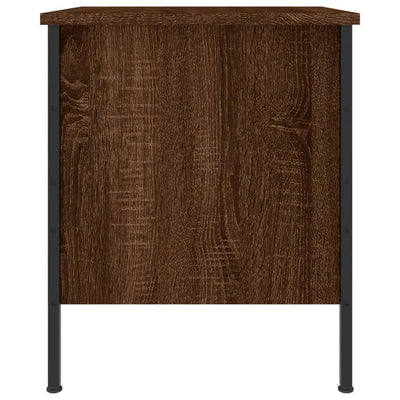 Yöpöydät 2 kpl ruskea tammi 40x42x50 cm tekninen puu