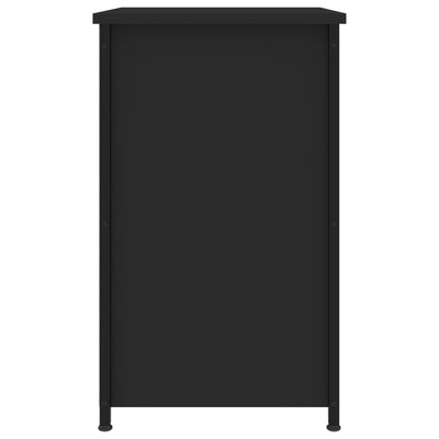 Yöpöydät 2 kpl musta 40x36x60 cm tekninen puu