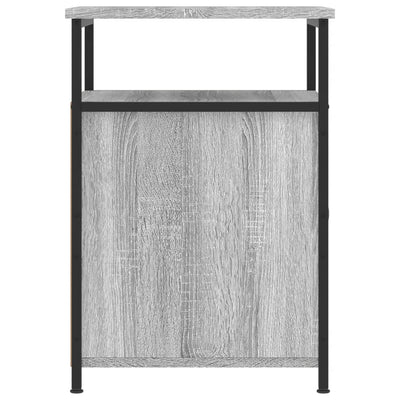 Yöpöydät 2 kpl harmaa Sonoma 40x42x60 cm tekninen puu