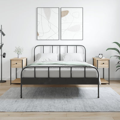 Sonoma-tammi yöpöydät Rotila 30x60x60cm (2 kpl, puinen)