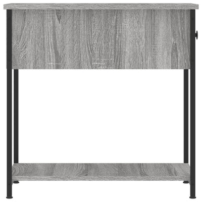 Yöpöydät 2 kpl harmaa Sonoma 30x60x60 cm tekninen puu