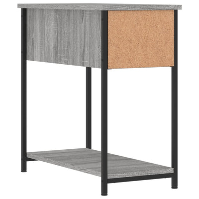 Yöpöydät 2 kpl harmaa Sonoma 30x60x60 cm tekninen puu