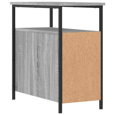 Yöpöytä harmaa Sonoma 30x60x60 cm tekninen puu
