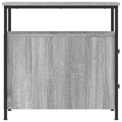 Harmaa yöpöydät Gertrut 30x60x60cm (2 kpl puinen)