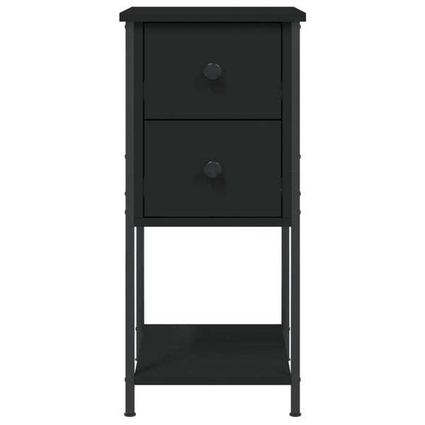 Yöpöytä musta 32x42x70 cm tekninen puu