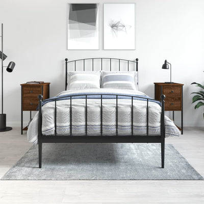 Ruskea tammi yöpöydät Antila 32x42x70cm (2 kpl, puinen)